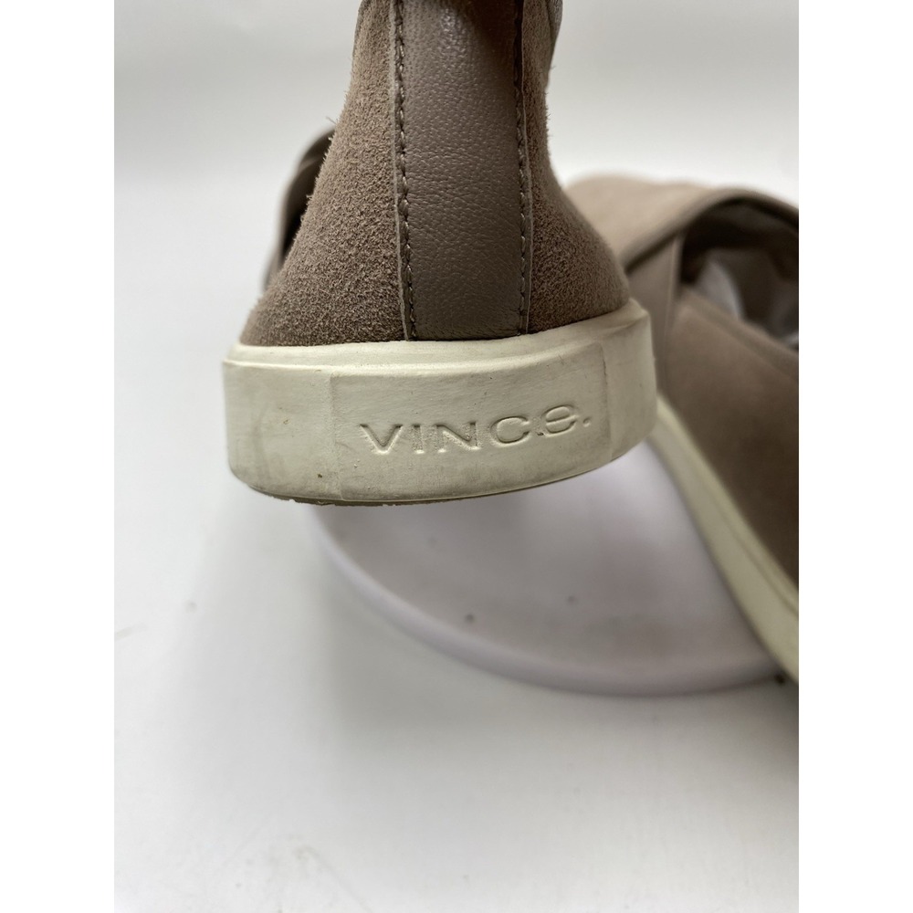 Vince. Shoes Women Size 8.5 Haggai Gray Suede Casual Slip On 4010 - Picture 8 of 14